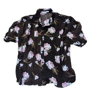 Vans Button-Down Short Sleeve Top